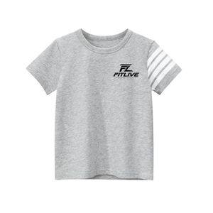 T-shirt blanc à manches courtes et col rond pour homme, 100 % coton jersey 240 g, avec logo personnalisé sur le devant, idéal pour le sport, le fitness et le streetwear - Product Image 3