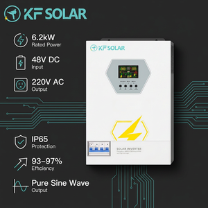 KFSOLAR Sistema Solare Ibrido Completo con <span class=keywords><strong>Inverter</strong></span> da 6,2 kW Tutto in Uno <span class=keywords><strong>Inverter</strong></span> Solare <span class=keywords><strong>Inverter</strong></span> a Energia Solare - Product Image 4