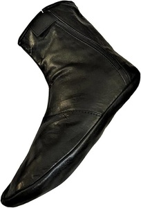 Men Women Unisex <b>Black</b> Sheep Skin Leather Seamless Support Standard <b>Thickness</b> Ankle Winter <b>Socks</b> Fleece Lined Cuff Custom Logo - Product Image 1