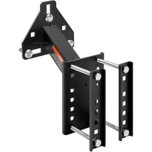 Supporto per Ruota di Scorta per Rimorchio, Capacità 160 Libbre, Accessorio per Rimorchi Utilitari, Adatto per la Maggior Parte dei Veicoli con 4, 5, 6, 8 Fori, Accessorio per il Controllo del Carico - Product Image 2