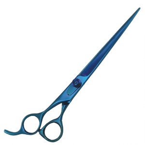 Professional Blue Titanium Coated Hair Scissors Stainless Steel Straight Blade Barber Salon Cutting <b>Shears</b> Made In Pakistan - Product Image 2