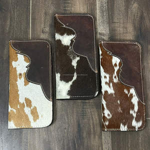 Large Capacity Cowhide Leather Slim Long Wallet for Men's Genuine Leather Wallets with Blocking Card Holder Feature Daily Use - Product Image 4