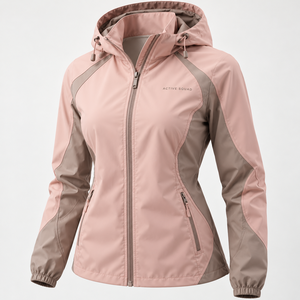 New Fashionable Long Sleeve <b>Women</b> <b>Windbreaker</b> Jacket OEM Factory Wholesale Price Customized Logo <b>Women</b> <b>Windbreaker</b> Jacket - Product Image 5