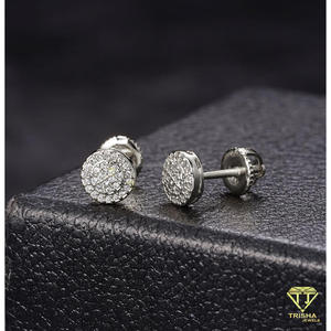 Hermosa Joyería de Plata de Ley 925 con Diamantes Cultivados en Laboratorio, Diseño Elegante y Chapado en Oro - Product Image 2