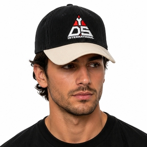Gorra de Béisbol Unisex de Pana, Tela de Pana de Primera Calidad, Logotipo Bordado, Ajuste Ajustable, Gorra Casual para Hombre, Gorra de Pana - Product Image 1