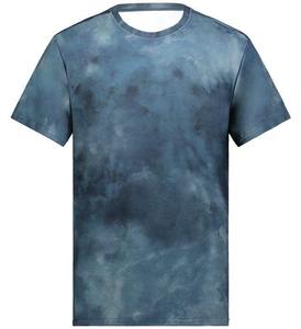 Camiseta de running para hombre 100% poliéster con logo personalizado, camiseta de entrenamiento lisa, ropa deportiva al por mayor, prendas de alta resistencia - Product Image 2