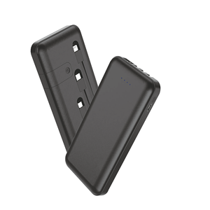 แบตเตอรี่สำรองพกพา 10000mAh แบตเตอรี่ลิเธียมโพลิเมอร์ ชาร์จเร็ว ช่องเสียบ USB-C ช่องเสียบ USB คู่ 18W หน้าจอ LED ช่องเสียบอเนกประสงค์ - Product Image 1