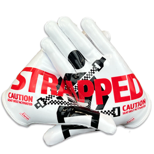 Gants de football américain 7v7 en gel de silicone de haute qualité, personnalisables avec logo, pour receveurs, durables, antidérapants, pour jeunes et adultes, avec logo en caoutchouc. - Product Image 1