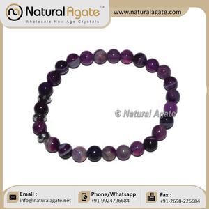 Bracelet en pierre précieuse de lavande, nouveau design, personnalisé à la main, acheter depuis le vente en gros - Product Image 2