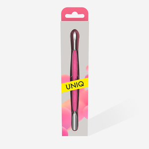 Pousse-cuticules professionnels UNIQ-10 TYPE 6 à double extrémité avec manche en silicone, pour manucure, usage en salon de beauté, pour retirer le vernis gel - Product Image 4