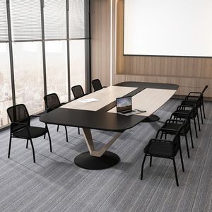 Set di 2 Sedie Moderne in PU per Sala d'Attesa, Sedute Ergonomiche con Schienale in Rete per Ospedali, Banche, Saloni e Parchi - Product Image 3