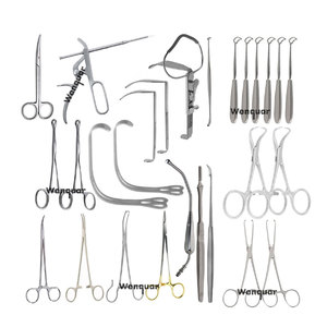 Kit d'instruments chirurgicaux professionnels pour l'opération des tonsils et des adénoïdes Wenquar, en acier inoxydable chirurgical, outils manuels ORL très demandés - Product Image 1