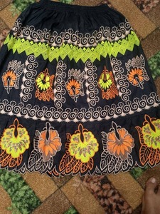 Faldas Bordadas con Motivos Florales Polinesios para Mujer, Tallas Grandes, Personalizadas, de Alta Calidad, Cintura Natural, Estilo de las Islas del Pacífico, para Verano - Product Image 2