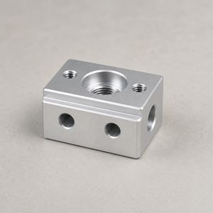 Custom Aluminum CNC Machining Parts Fabrication Services CNC Milling Aluminum CNC Machined <b>Mounting</b> <b>Block</b> - Product Image 1