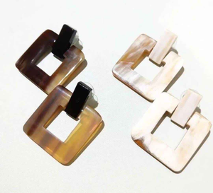 Último Diseño ZEHRA INDUSTRIES, Pendientes de Moda Hechos a Mano con Cuerno de Búfalo Pulido, Resistentes al Agua, para Chicas con Estilo - Product Image 3
