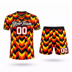 Conjunto Personalizado de Manga Larga, Talla Grande, Verano, Sublimado, Poliéster, Diseño Propio, Hecho en Pakistán - Product Image 5