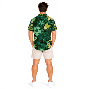 Chemise de luxe pour homme, imprimé sublimation coloré, légère, décontractée, boutonnée, pour les vacances à la plage - Product Image 4
