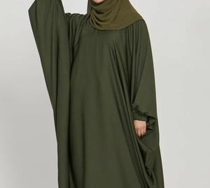 Hot Selling Vintage Silk Muslim Women <b>Dress</b> Prayer Garment Breathable Women Abayas <b>Long</b> Full Cover Spring Autumn Four Season - Product Image 3