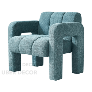 Avira Regal Boucle เก้าอี้สำหรับห้องนอนพร้อมส่ง - Product Image 1