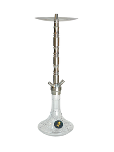 Chicha en acier inoxydable avec base en cristal BSSH 177 – Vente en gros - Product Image 3