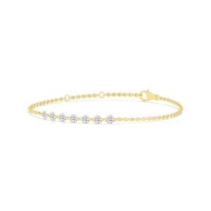 Pulsera de tenis de plata 925 con moissanita para mujer, corte brillante redondo, engaste de garras, estilo clásico, uso diario - Product Image 4