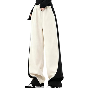 Grande Taille 150 kg Style Américain Coupe Ample Printemps-Été pour Femme avec Bande Latérale et Cordon de Serrage, Motif Lame Courbe à Trois Barres, pour la Danse - Product Image 6