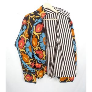 Chaqueta de otoño de algodón Suzani con bordado floral Cotrise de alta calidad, ecológica, estilo bohemio, con frente abierto, para mujer, ideal para festivales. - Product Image 4