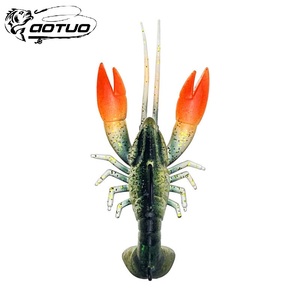 Aotuo Leurre souple réaliste bionique de type écrevisse et homard, enveloppé de plomb, 7 cm 12 g, avec hameçon, pour <span class=keywords><strong>la</strong></span> pêche au bar en eau salée - Product Image 1