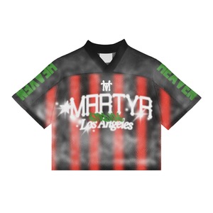 Camisetas de dos piezas para hombre, 100% poliéster, corte holgado, malla transpirable, logotipo personalizado, cuello acanalado, estampado en la parte delantera. - Product Image 4