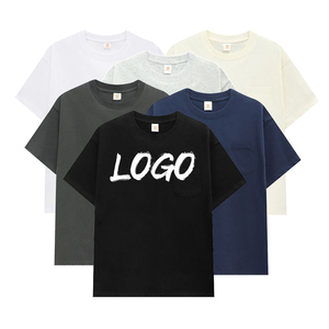 เสื้อยืดสตรีทแวร์พิมพ์ลาย DTG เสื้อยืดเดนิมเปล่า ไซส์พลัส เสื้อผ้าผู้ชาย เสื้อยืดฟอกสี เสื้อยืดผู้ชายแบบสั่งทำ เสื้อยืดวินเทจทรงโอเวอร์ไซส์ - Product Image 1