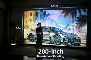 Proyector Láser Portátil 2 en 1 A005 Pro MINI con Enfoque Automático, Altavoz de 20W, Luz Ambiental, Alta Luminosidad, para Juegos, Cine en Casa, Smart TV - Product Image 2