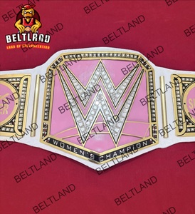 Ceinture de championnat personnalisée pour femmes, rose, pour la sensibilisation au cancer du sein, pour les survivantes du cancer FU, en alliage de zinc durable, équipement d'arts martiaux de haute qualité - Product Image 2