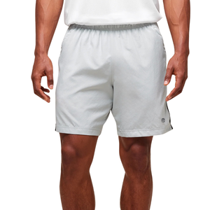 Pantalones Cortos Deportivos para Hombre, Corte Ajustado, 7 Pulgadas, Ligeros, para Gimnasio, Entrenamiento, Running, Fitness, Color Gris Claro - Product Image 1