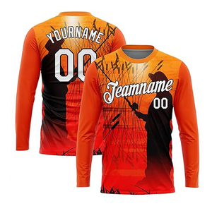 เสื้อตกปลาแบบมืออาชีพปี 2026 OEM ผลิตตามสั่ง แห้งเร็ว ผ้าโพลีเอสเตอร์ พิมพ์ลายกราฟิก ป้องกันรังสียูวี ระบายอากาศได้ดี แขนยาว UPF 50+ - Product Image 1