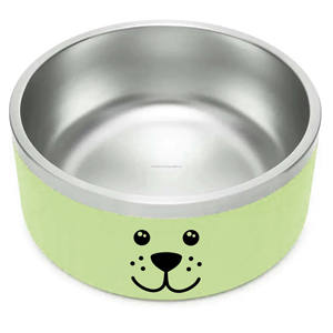 Cuenco alimentador de comida para perros, productos para mascotas de alta calidad, 42oz, 64oz, con revestimiento de polvo, de acero inoxidable, personalizado, con logotipo - Product Image 4
