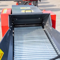 Nouvelle machine de traitement des fourrages bruts par broyage, pétrissage et découpe pour l'alimentation animale en ferme, capacité de 6,5 t/h