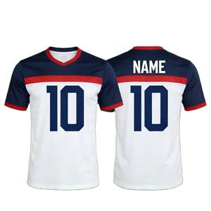 Camiseta de Fútbol Personalizada para Adultos, con Nombre y Logotipo, Transpirable, de Secado Rápido, Manga Corta, Uniforme Deportivo para Entrenamiento de Equipo - Product Image 1