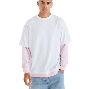 Nouvelle Collection : Chemises d'été à manches longues pour hommes grandes tailles, 100% Coton, Respirantes, Séchage rapide, Style urbain, Col rond, Anti-boulochage - Product Image 4