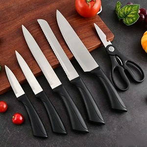 Juego completo de utensilios de cocina 6 en 1 con mango ergonómico antideslizante que satisface todas sus necesidades diarias de cocina, con soporte para cuchillos OEM ODM - Product Image 6