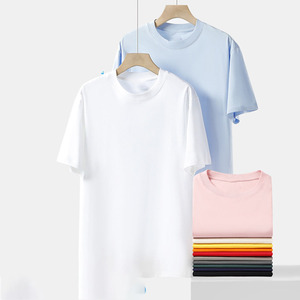 OEM Logo personnalisé imprimé motif de broderie groupe de teinture travail uniforme à manches courtes T-shirt en coton décontracté respirant design vierge - Product Image 6