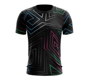 T-shirt pour homme en sublimation, coupe confortable, design respirant, écologique et à séchage rapide pour une utilisation sportive décontractée (tissu peigné) - Product Image 2
