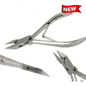 Alicate Profesional de Podología Fettle Med de Acero Inoxidable de Lujo para Uñas de los Pies - Apertura de Mandíbula Ancha, Punta de Cuchilla Afilada, Resorte Simple o Doble - Product Image 2