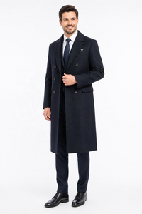 Uniformes d'aviation personnalisés à manches longues pour pilotes et personnel de cabine |   Uniformes d'aviation OEM ODM |   Ensemble de manteaux d'hiver pour hommes, style steward de l'air - Product Image 2