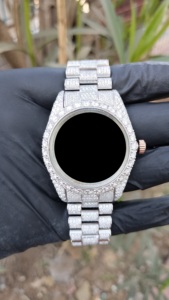 Reloj de Lujo para Hombre NYC DIAMOND EMPIRE, de Acero Inoxidable, Caja Cuadrada de 41 mm, Cristal, Movimiento Mecánico Analógico, Botón de Presión - Product Image 1