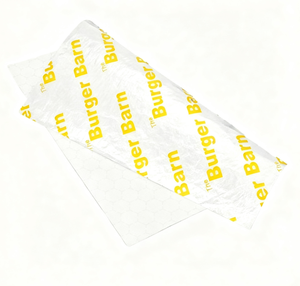 Logo Printing Food Grade 8011 Alloy Aluminium Foil <b>Laminated</b> Honeycomb Insulated Wrap for Burger Sandwich Fast Food - Product Image 2
