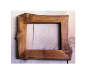 Cadre photo en bois artisanal et écologique pour photos de famille, décoration rustique moderne pour salon et bureau à domicile - Product Image 6