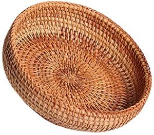 Cesta de Almacenamiento de Bambú Hecha a Mano con Asa, Cesta Utilitaria de Bambú Tejida Natural, Almacenamiento y Organización del Hogar, Venta al por Mayor - Product Image 1