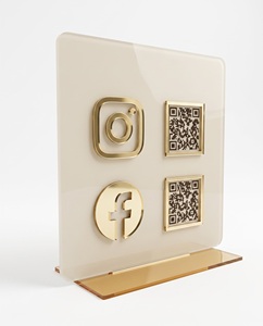 Support de signalétique en acrylique transparent éco-responsable de qualité supérieure - Product Image 1