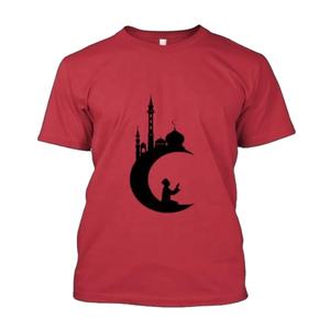 T-shirt en coton 100% imprimé islamique pour hommes, garçons et enfants en provenance du Bangladesh, personnalisable, 180g - Product Image 1