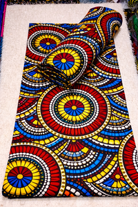 Tissu en Coton Imprimé Wax Africain Personnalisé pour la Confection de Vêtements, Options de Logo Personnalisé, Textile OEM Gaborone - Product Image 6